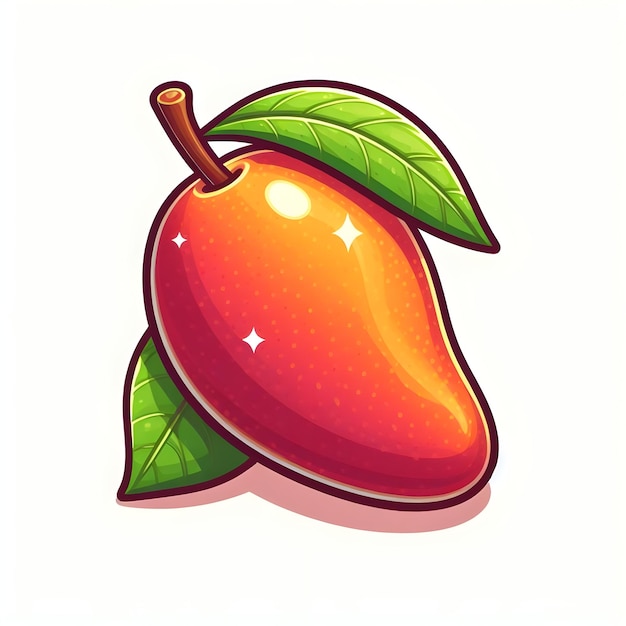 Photo vector hand drawn mango illustration