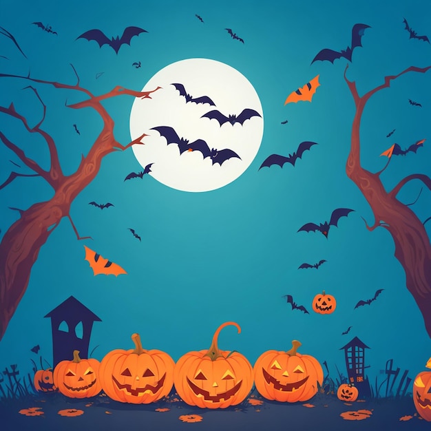 vector happy halloween background