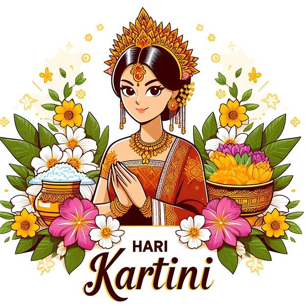 Photo vector hari kartini a poster that says quot