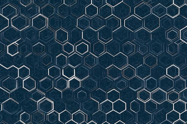 Photo vector hexagons pattern geometric abstract background with simple hexagonal elements stock illustration