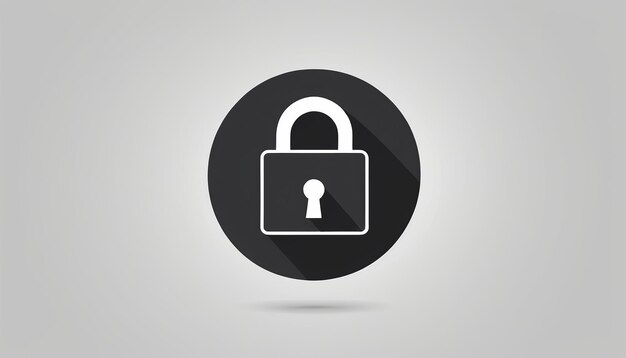 Vector Icon of a Lock for Web and Mobile Use