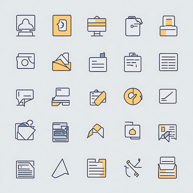 Photo vector icons most needed