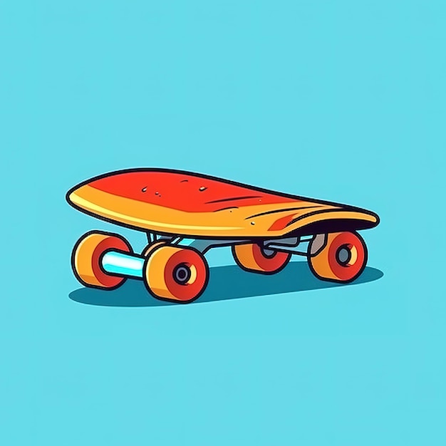 vector illustratie skateboarder