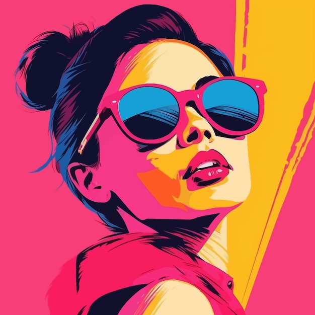 Premium AI Image | Vector illustration about art of people