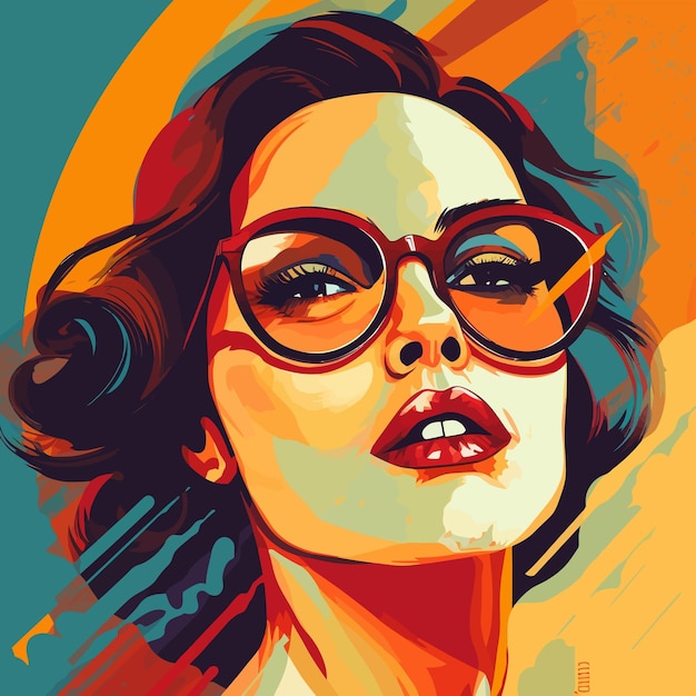 Vector illustration about art of people