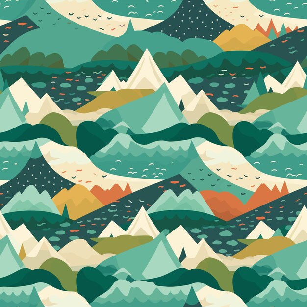 Mountain Pattern Images - Free Download on Freepik