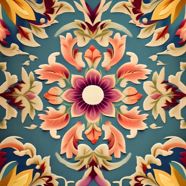 vector illustration of a beautiful floral pattern