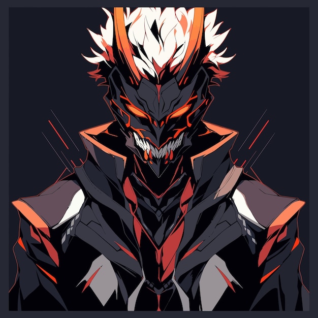 Vector illustration of Bleach Manga character