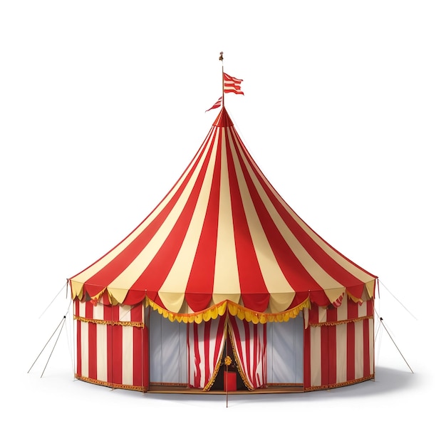 Vector illustration of circus tent