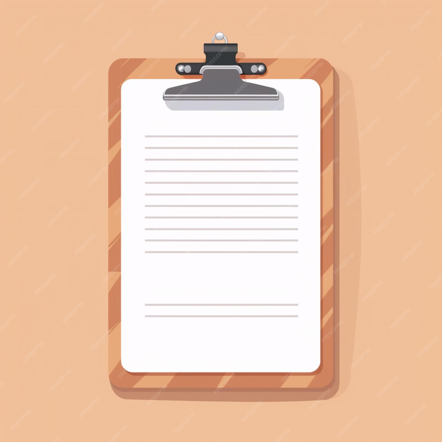 Premium Photo A vector illustration of a clipboard with a notepad attached generative ai