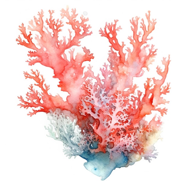 Photo vector illustration of coral reef