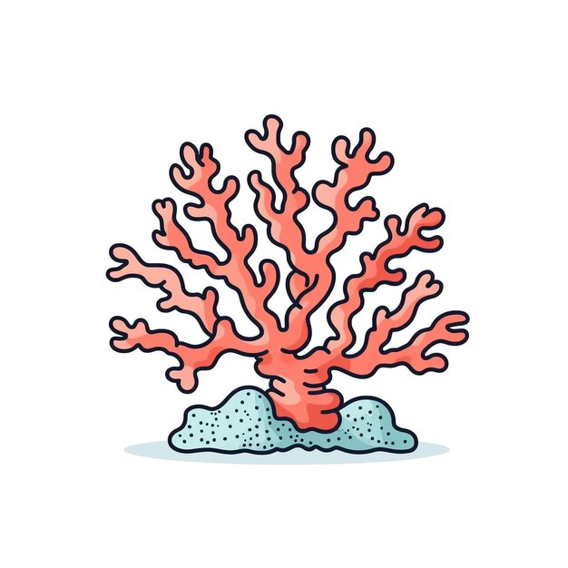 Photo vector illustration of coral reef