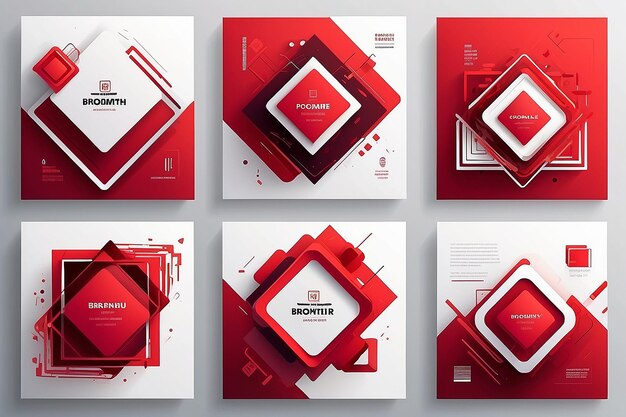 vector illustration creative modern frames