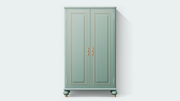 Vector Illustration Of Cupboard For Modern Wall Art