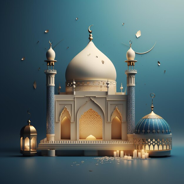 Vector illustration for islamic festival eid using