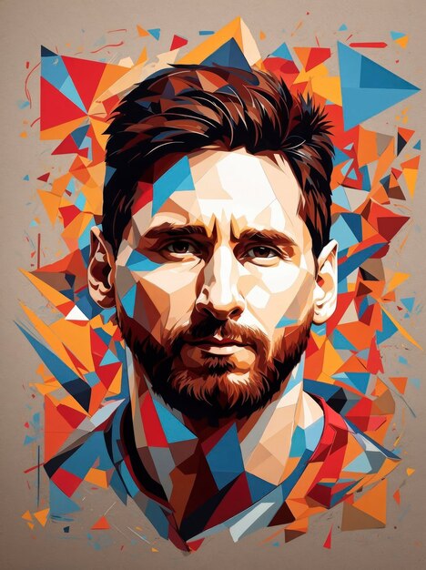 Vector illustration of lionel messi