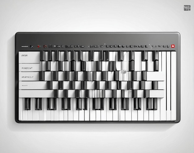 Фото Векторная иллюстрация клавиатуры фортепиано