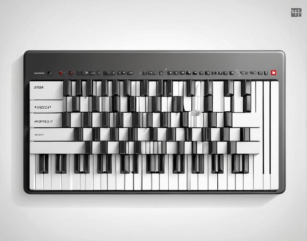 vector illustration of a piano keyboard