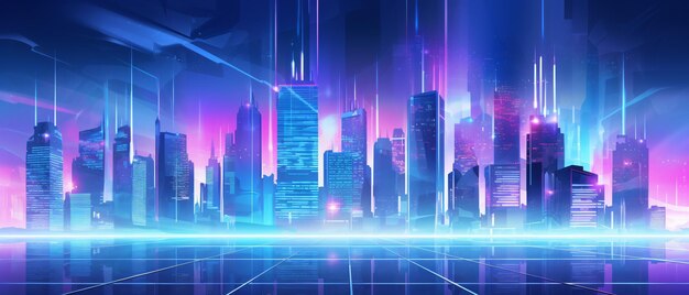 Vector illustration urban architecture cityscape