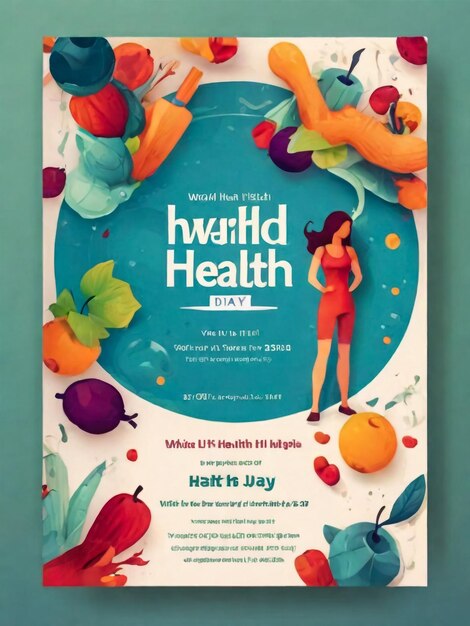 Vector illustration for world health day