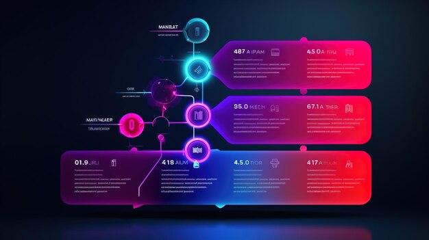 Vector Infographic label design template with icons and 4 options or steps Can be used for process diagram presentations workflow layout banner flow chart info graph