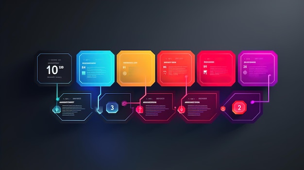 Photo vector infographic label design template with icons and 4 options or steps can be used for process diagram presentations workflow layout banner flow chart info graph