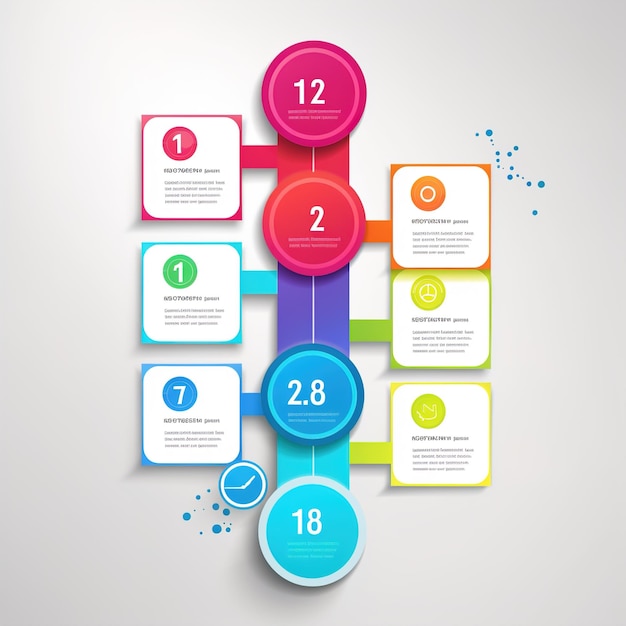 Photo vector infographic label design template with icons and 4 options or steps can be used for process diagram presentations workflow layout banner flow chart info graph