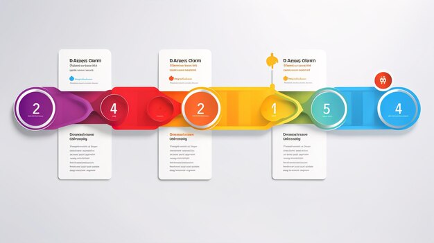 Foto modello di progettazione di etichette infografiche vettoriali con icone e 4 opzioni o passaggi può essere utilizzato per presentazioni di diagrammi di processo, layout di workflow, diagramma di flusso di banner, infografo