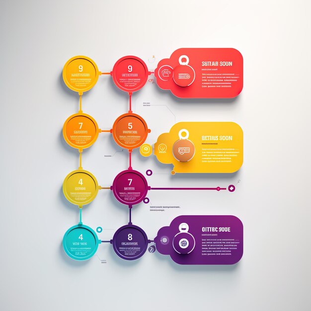 Фото Векторный инфографический шаблон дизайна этикетки с иконами и 4 вариантами или шагами может использоваться для презентаций диаграмм процессов, макетов рабочих процессов, диаграмм потоков баннеров, информационных графиков