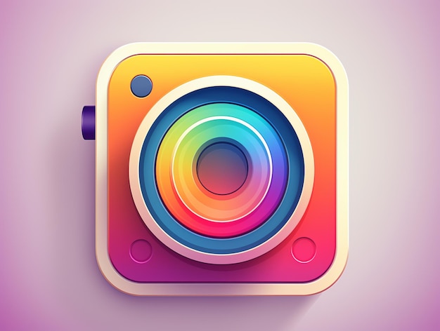 vector instagram icon generated ai icon instagram color concept idea logo social media