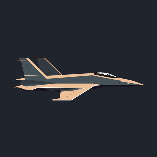 Vector kunst illustratie van vliegtuigen