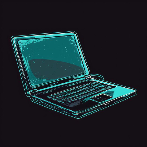 Vector Logo of Laptop Illustration