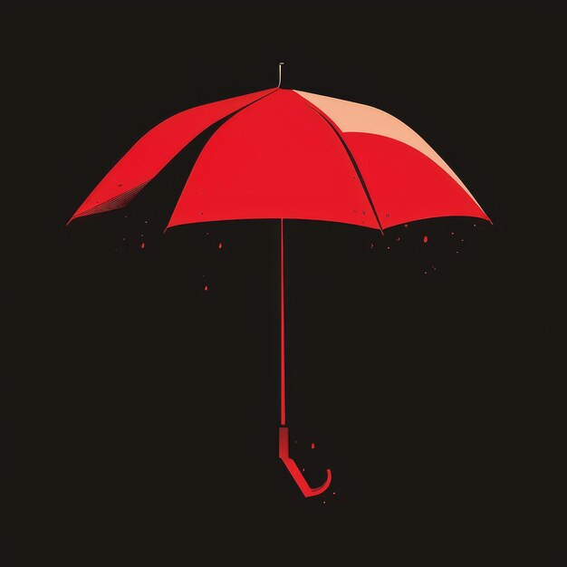 Vector Logo of Umbrella Illustration