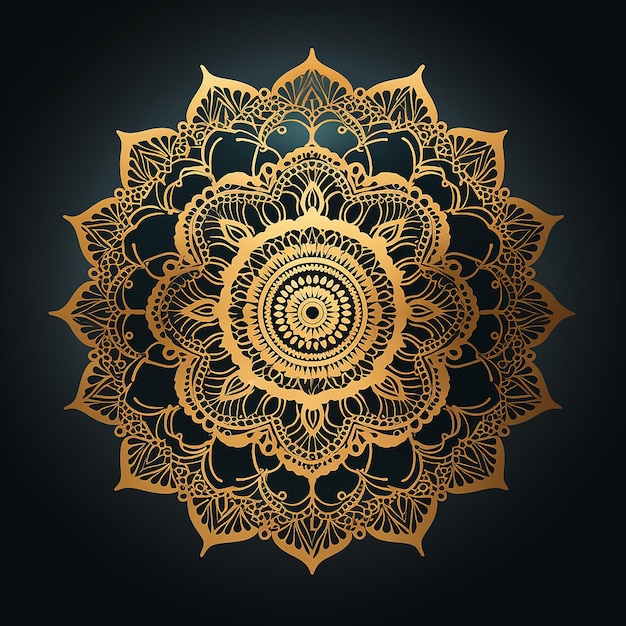 Foto vector luxe mandala