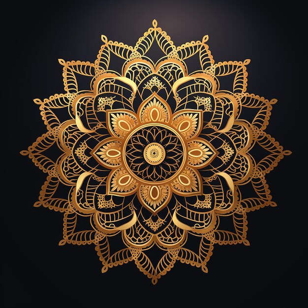 Photo vector luxury mandala