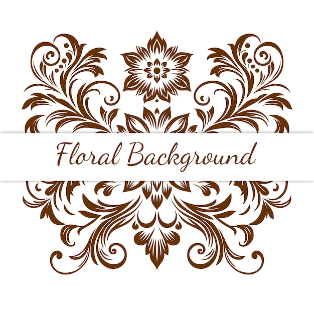 Photo vector luxury oranament floral vector illustration