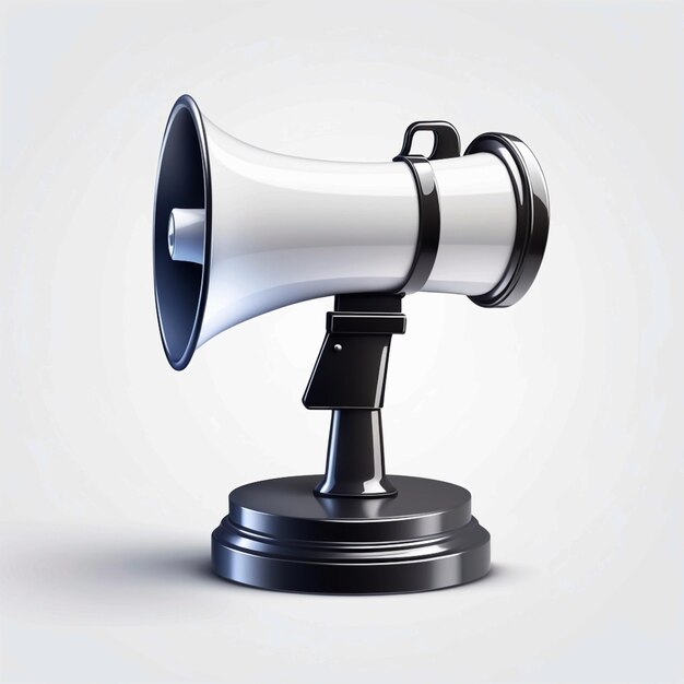 vector megaphone 3d illustratie