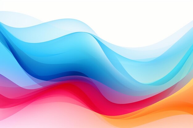 Photo vector modern colorful lines wave background vector