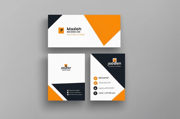 Photo vector modern professional business card