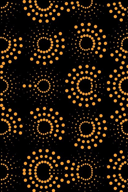 Vector Monochrome dots in the form of a circle Round geometric perforated stencil dotted frame