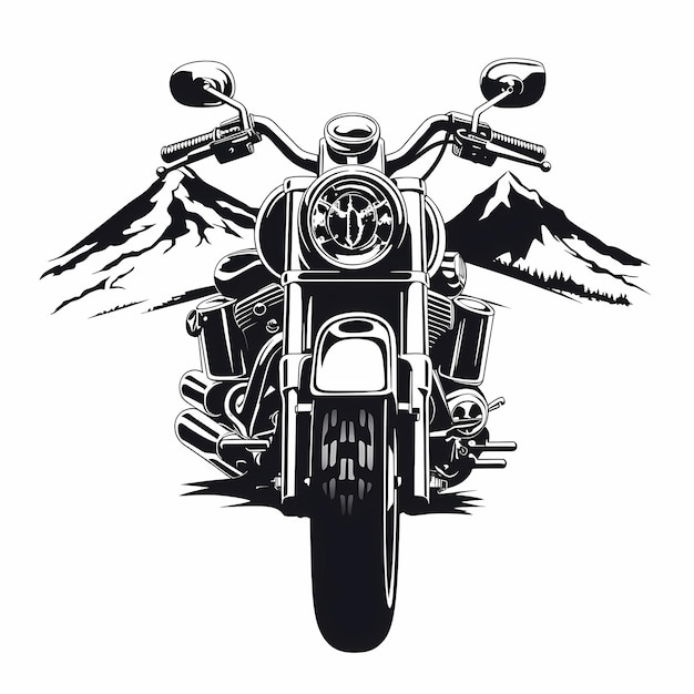 vector motorcycle illustrationmotor bike logo