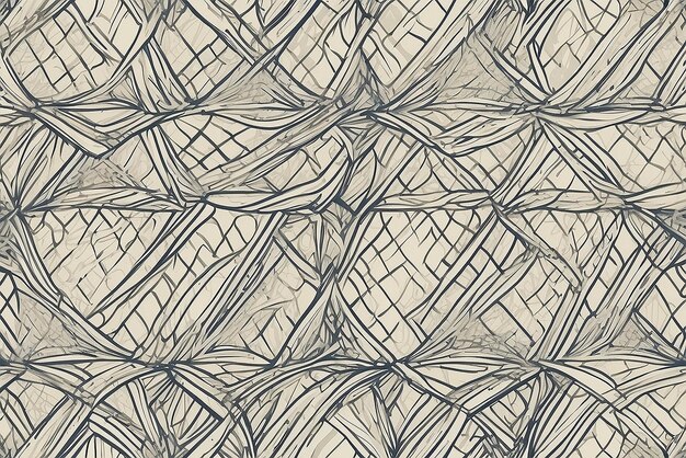 Vector naadloos patroon Onregelmatige abstracte rastertextuur Vrij met de hand getekende traliewerk