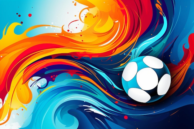 Vector national sports day celebration background with abstract ornament vector