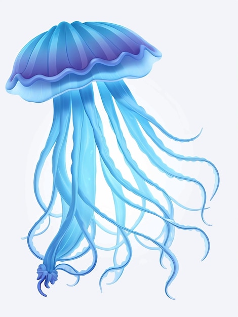 Photo vector ocean jelly fish