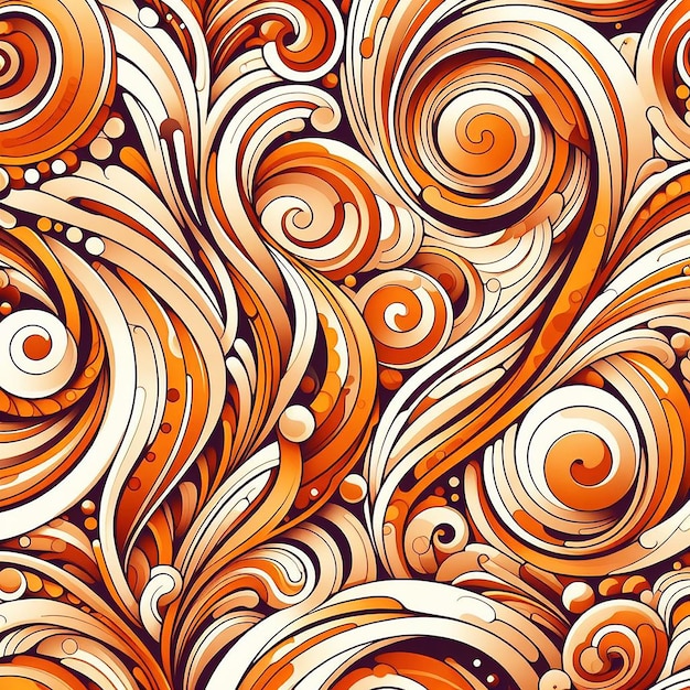 Photo vector orange curve background