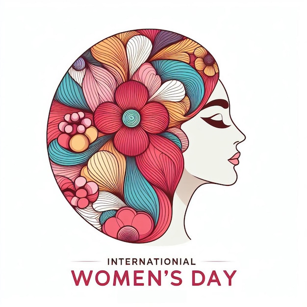 vector paper style happy womens day greeting background