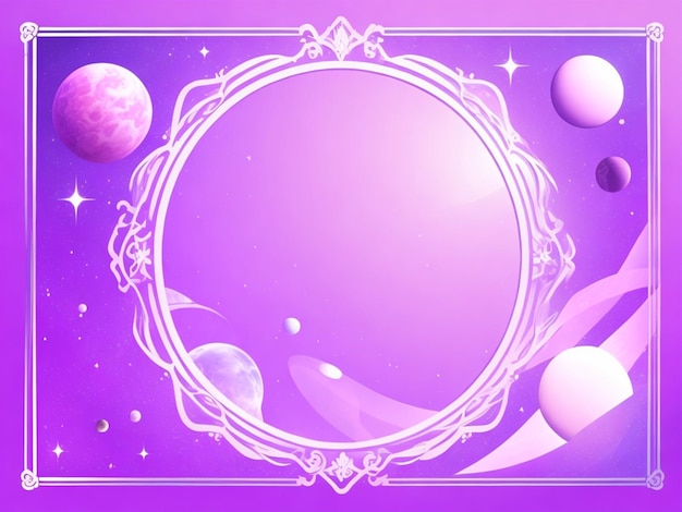 vector pastel purple frame vector design space