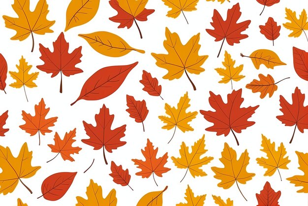 vector pattern Fall leaves maple leaves dry maple leaves fall leaves