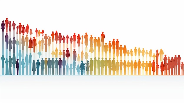 Photo vector pictogram people population set