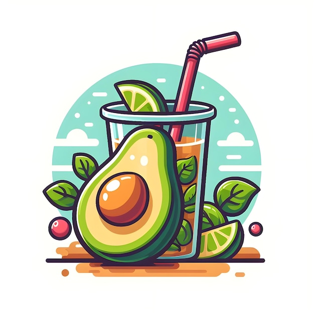 Photo vector plastic cup drink illustration